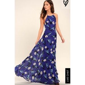 LuLu’s Floral maxi dress - Prom Dress